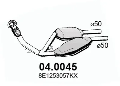 Catalizador Audi A4 B6 · Audi A4 B6 Avant