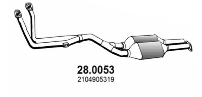 Catalizador Mercedes-Benz E-CLASS