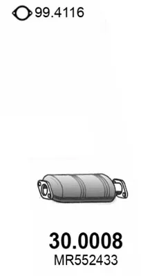 Catalizador Mitsubishi COLT V