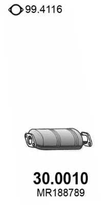 Catalizador Mitsubishi COLT IV · Mitsubishi COLT V