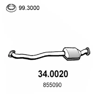 Catalizador Opel ASTRA F Saloon · Opel ASTRA F Hatchback · Opel ASTRA F Estate
