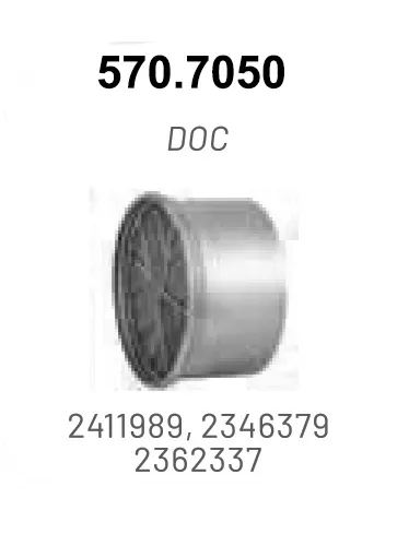 Catalizador ASSO 570.7050