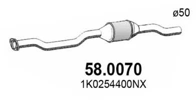 Catalizador Audi A3 · Audi A3 Sportback · Skoda OCTAVIA II