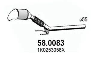 Catalizador Vw TOURAN · Vw JETTA III