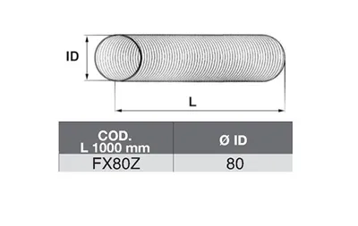 Tubo de escape ASSO FX80Z