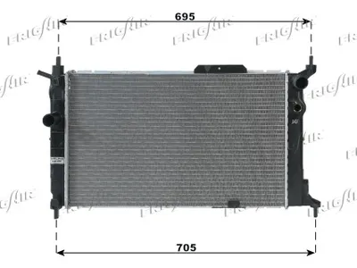Radiador, refrigeración del motor Opel ASTRA F Saloon · Opel ASTRA F Convertible · Opel ASTRA F Hatchback