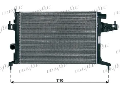 Radiador, refrigeración del motor Opel CORSA C · Vauxhall CORSA Mk II · Opel COMBO Box Body/MPV