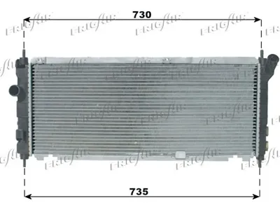Radiador, refrigeración del motor Opel COMBO Box Body/MPV · Opel CORSA B · Vauxhall CORSA Mk I