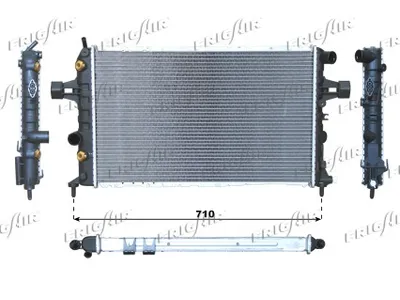 Radiador, refrigeración del motor Opel ASTRA G Hatchback · Opel ASTRA G Estate · Opel ASTRA G Saloon