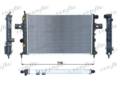 Radiador, refrigeración del motor Opel ASTRA G Hatchback · Opel ASTRA G Estate · Opel ASTRA G Saloon
