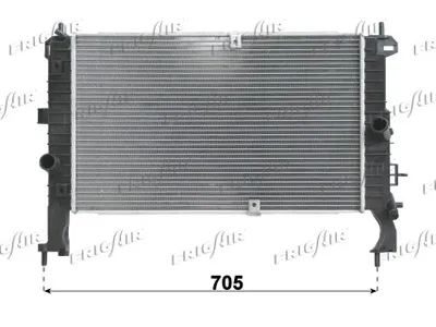 Radiador, refrigeración del motor Opel MERIVA A MPV · Vauxhall MERIVA A