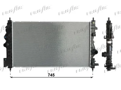 Radiador, refrigeración del motor Chevrolet CRUZE · Opel ASTRA J · Vauxhall ASTRA Mk VI