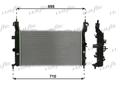Radiador, refrigeración del motor Opel MERIVA A MPV · Vauxhall MERIVA A