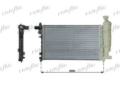Radiador, refrigeración del motor Peugeot 106 I · Citroën SAXO · Peugeot 106 II
