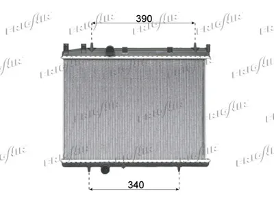 Radiador, refrigeración del motor Peugeot 206 Hatchback · Peugeot 206 CC · Peugeot 206 SW