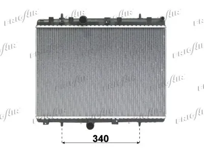 Radiador, refrigeración del motor Citroën C3 I · Citroën C2 · Peugeot 207