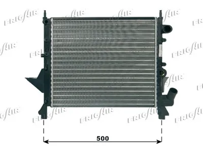 Radiador, refrigeración del motor Renault TWINGO I