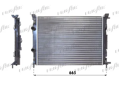 Radiador, refrigeración del motor Renault MEGANE II · Renault MEGANE II Coupé-Cabriolet · Renault MEGANE II Saloon