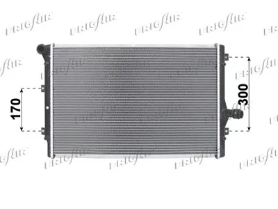 Radiador, refrigeración del motor Vw TOURAN · Audi A3 · Vw GOLF V