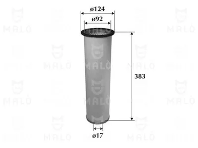 Filtro de aire complementario AKRON-MALÒ 1500252