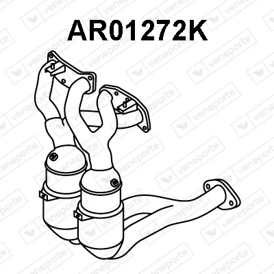 Catalizador codo admisión Alfa Romeo GTV · Alfa Romeo SPIDER · Alfa Romeo 156
