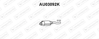 Catalizador Audi 80 B3 Saloon · Audi COUPE B3