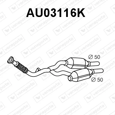 Catalizador Audi A6 C5 · Audi A6 C5 Avant · Audi ALLROAD C5