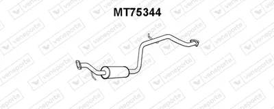 silenciador del medio Mitsubishi LANCER IV · Mitsubishi LANCER V · Mitsubishi LANCER IV Hatchback