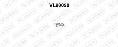 Tubo de escape VENEPORTE VL90090