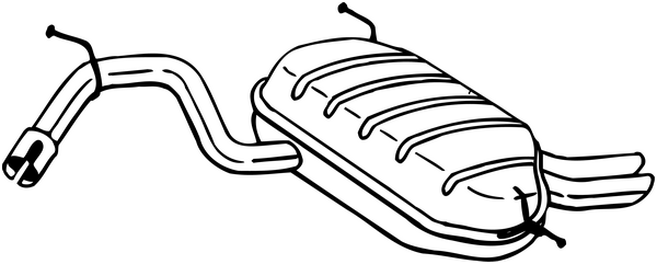 Silenciador posterior Skoda YETI