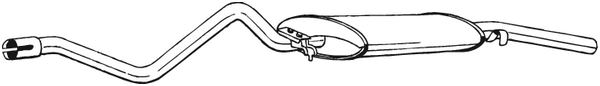 Silenciador posterior Vw SCIROCCO · Vw GOLF I Cabriolet · Vw GOLF I