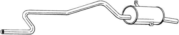 Silenciador posterior Nissan MICRA I