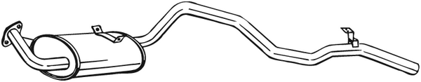 Silenciador posterior Toyota LAND CRUISER · Toyota LAND CRUISER Hardtop