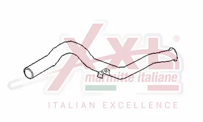 Tubo de escape XXLMARMITTEITALIANE A1452