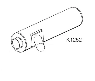 Silenciador central/posterior XXLMARMITTEITALIANE K1252