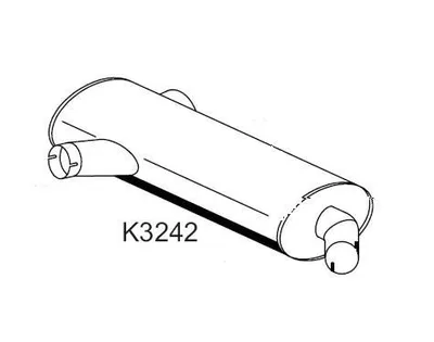 Silenciador central/posterior XXLMARMITTEITALIANE K3242