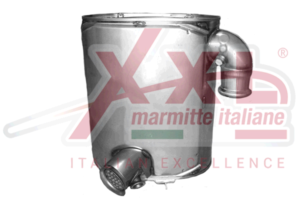 Silenciador central/posterior XXLMARMITTEITALIANE KAT1020