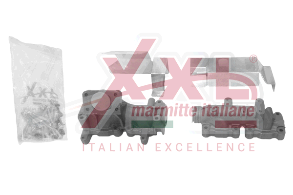 Colector de escape, sistema de escape XXLMARMITTEITALIANE MN2025
