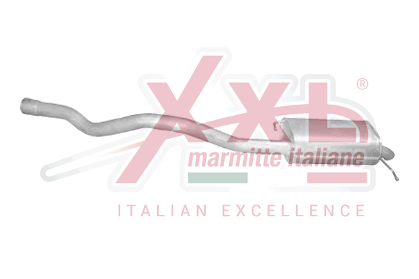 Silenciador posterior Vw MULTIVAN T5 · Vw TRANSPORTER T5 Platform/Chassis (7JD, 7JE, 7JL, 7JY, 7JZ, 7F · Vw TRANSPORTER T5 Van
