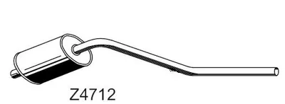 Tubo de escape XXLMARMITTEITALIANE Z4712