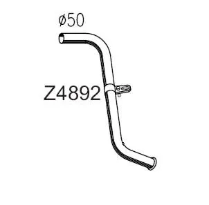 Tubo de escape XXLMARMITTEITALIANE Z4892