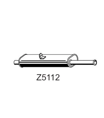 Tubo de escape XXLMARMITTEITALIANE Z5112