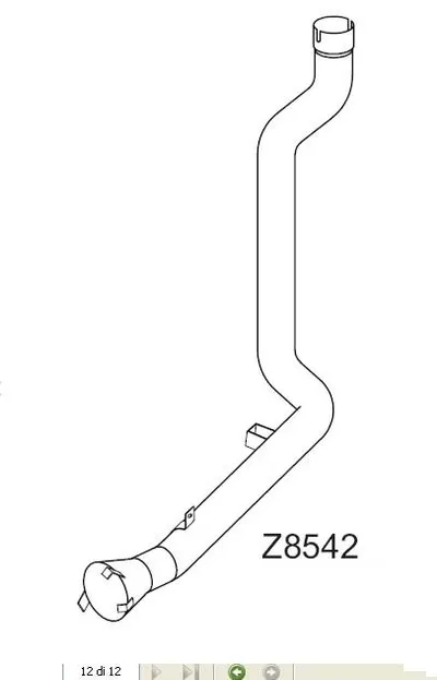 Tubo de escape XXLMARMITTEITALIANE Z8542