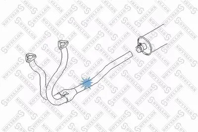 Tubo de escape STELLOX 82-03564-SX
