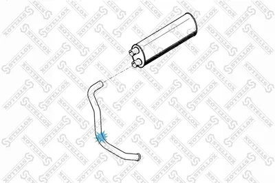 Tubo de escape STELLOX 82-03669-SX