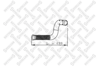 Tubo de escape STELLOX 82-03765-SX