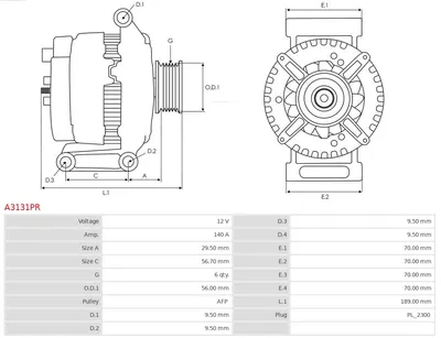 Alternador Audi A4 B5 · Audi A6 C5 · Audi A6 C5 Avant