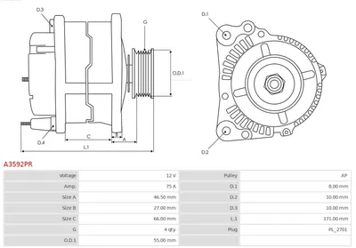 Alternador Renault TWINGO I · Renault TWINGO I Hatchback Van