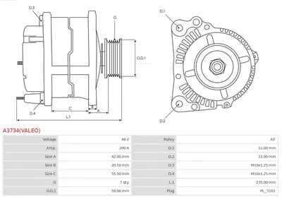 Alternador Hyundai TUCSON · Hyundai i30 · Hyundai i30 Estate