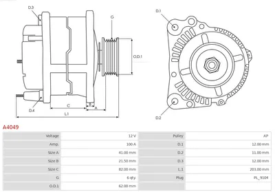 Alternador Alfa Romeo 145 · Alfa Romeo 146 · Alfa Romeo GTV